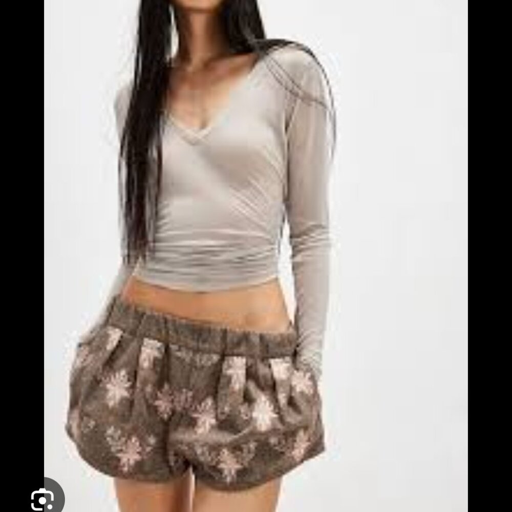 NWT Free people Bali Western Skies Embroidered shorts - Picture 2 of 6